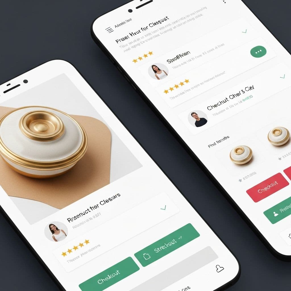 Mobile-responsive ecommerce product page design