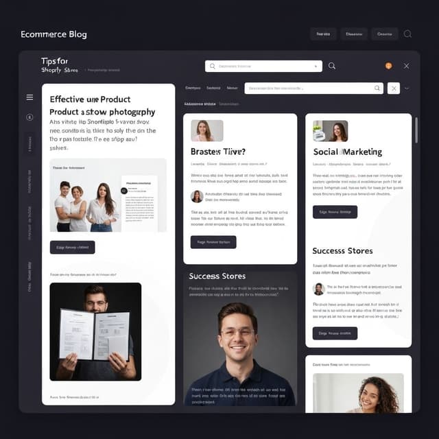 Ecombrand blog showing latest ecommerce trends and Shopify store building tips
